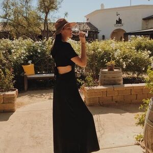 Tall Maxi Tie cutout back